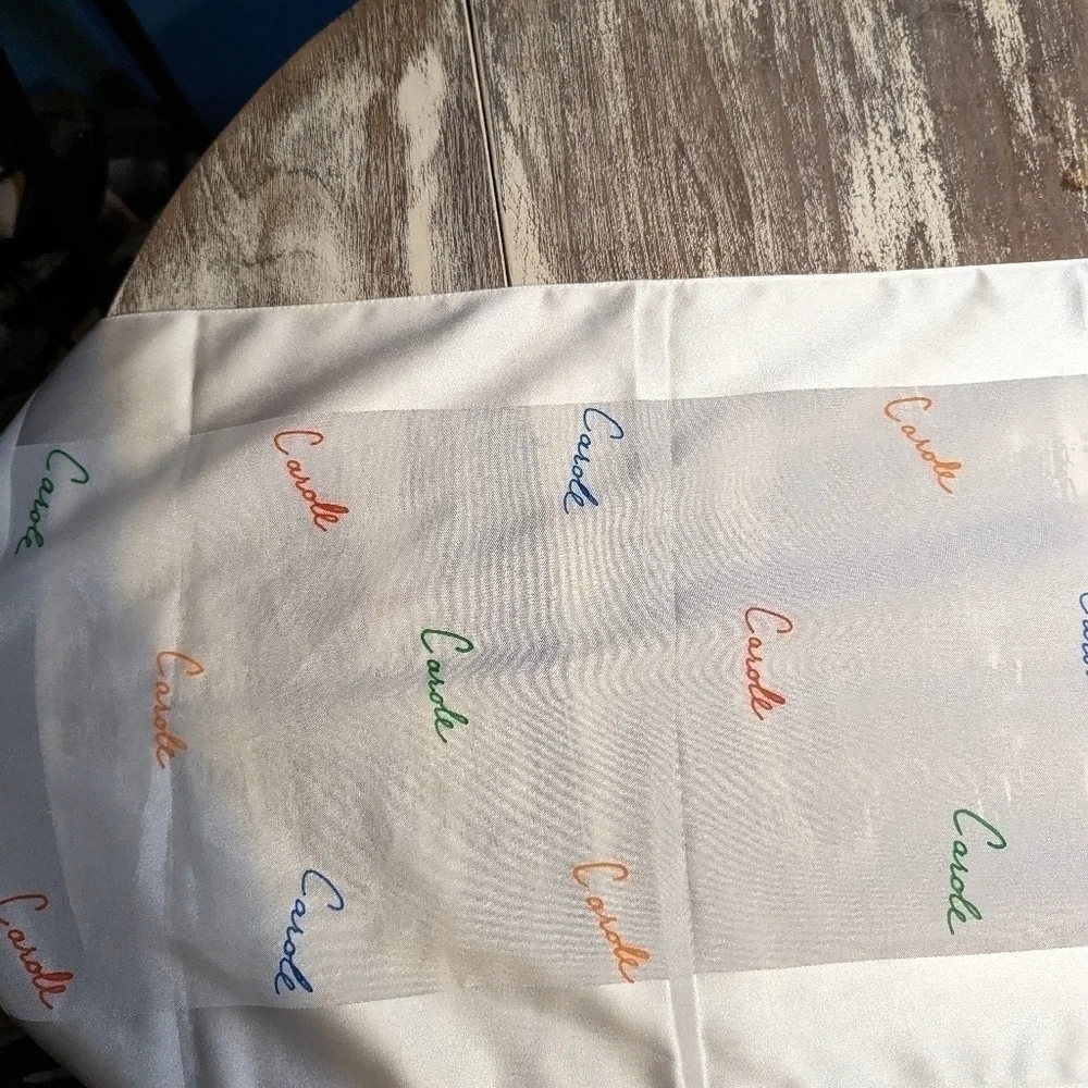 Carole Little Women's scarf with rainbow colored 